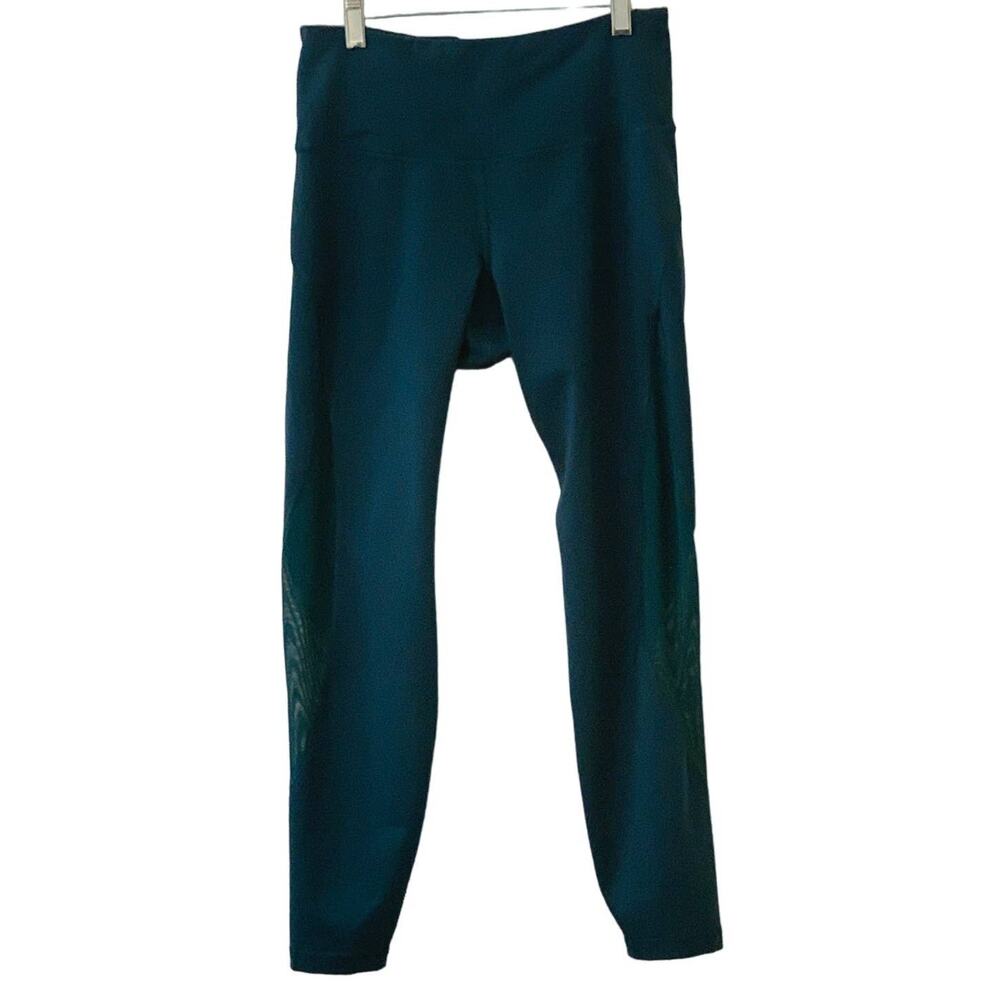 Old Navy Women's Green Active Elevate Legging Go-Dry, Mesh Leg, Size XS 2